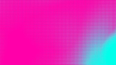 Noktalar yarım ton yeşil pembe renk desenli, teknolojik dijital arka planlı. Noktalar, yaz arkaplanlı sanat çizgi romanları.. 