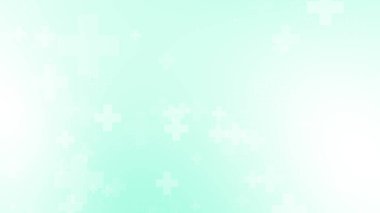 Tıbbi yeşil mavi haç desenli. Soyut sağlık teknolojisi ve bilim konsepti.