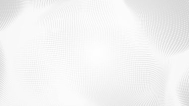 Nokta beyaz dalgalı ışık teknolojisi dokusu arka plan. Soyut büyük veri dijital konsepti. 3d oluşturma.