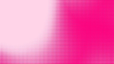 Nokta pembe desenli doku arkaplanı. Soyut illüstrasyon pop sanat yarım ton ve retro tarzı. yaratıcı tasarım sevgililer günü konsepti,