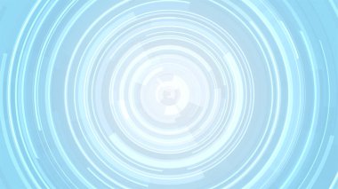 Daire şeklinde beyaz mavi parlak teknoloji yüksek teknoloji. Soyut grafik dijital gelecek konsept tasarımı.