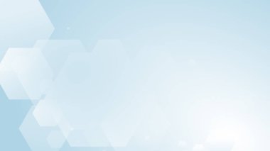 Altıgen geometrik beyaz desen parlak sağlık ve teknoloji geçmişi. Soyut grafik dijital gelecek bilim konsept tasarımı.