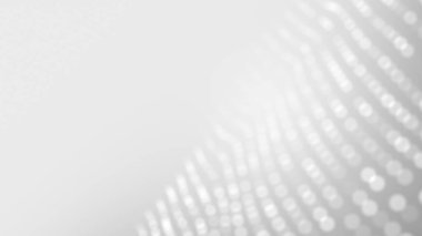 Nokta beyaz dalgalı ışık teknolojisi dokusu arka plan. Soyut büyük veri dijital konsepti. 3d oluşturma.