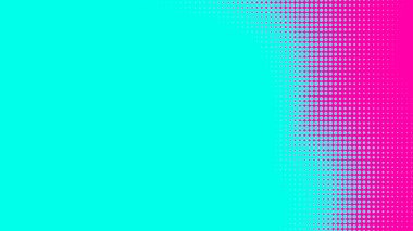 Noktalar yarım ton yeşil pembe renk desenli, teknolojik dijital arka planlı. Noktalar, yaz arkaplanlı sanat çizgi romanları.. 