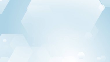 Altıgen geometrik beyaz desen parlak sağlık ve teknoloji geçmişi. Soyut grafik dijital gelecek bilim konsept tasarımı.