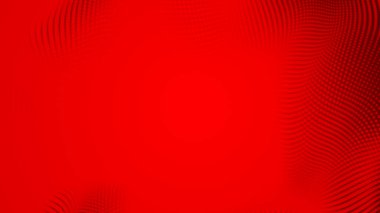 Nokta kırmızı dalga ekran gradyan doku arkaplanı. Soyut teknoloji büyük veri dijital arkaplanı. 3d oluşturma.