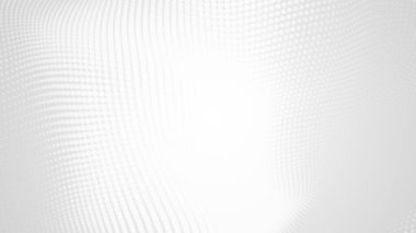 Nokta beyaz dalgalı ışık teknolojisi dokusu arka plan. Soyut büyük veri dijital konsepti. 3d oluşturma.