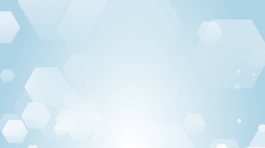 Altıgen geometrik beyaz desen parlak sağlık ve teknoloji geçmişi. Soyut grafik dijital gelecek bilim konsept tasarımı.