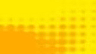 Noktalar yarım ton sarı turuncu renk desenli, teknolojik dijital arkaplanlı. Noktalar, yaz arkaplanlı sanat çizgi romanları.. 