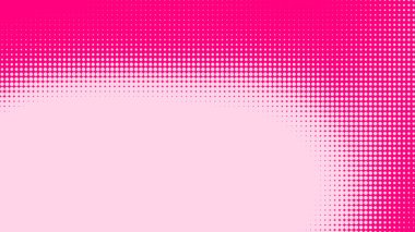 Nokta pembe desenli doku arkaplanı. Soyut illüstrasyon pop sanat yarım ton ve retro tarzı. yaratıcı tasarım sevgililer günü konsepti,