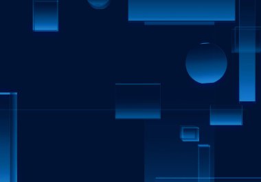 Siber mavi izometrik neon şehir sanal gerçeklik arka planı. Soyut teknoloji yeniliği gelecekteki dijital arka plan. 3d oluşturma.