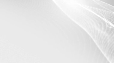 Nokta beyaz dalgalı ışık teknolojisi dokusu arka plan. Soyut büyük veri dijital konsepti. 3d oluşturma.