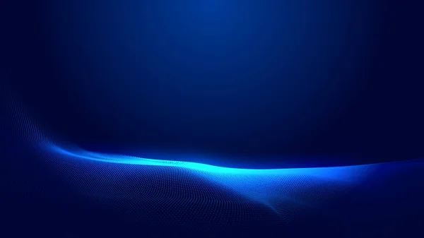 Ponto Azul Onda Luz Tela Gradiente Textura Fundo Tecnologia Abstrata — Fotografia de Stock