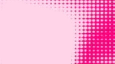 Nokta pembe desenli doku arkaplanı. Soyut illüstrasyon pop sanat yarım ton ve retro tarzı. yaratıcı tasarım sevgililer günü konsepti,
