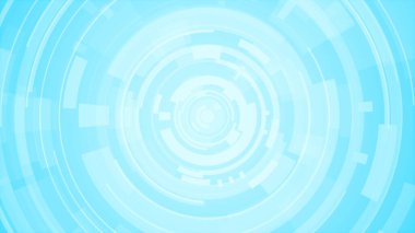Daire şeklinde beyaz mavi parlak teknoloji yüksek teknoloji. Soyut grafik dijital gelecek konsept tasarımı.