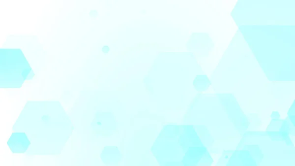 Hexagon Geometriskt Vitt Blått Mönster Ljus Sjukvård Medicinsk Och Teknik — Stockfoto