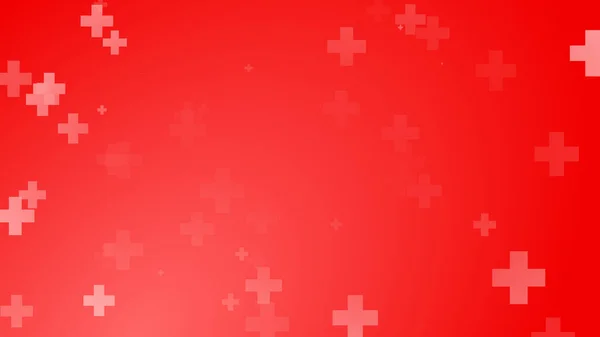 Medicinsk Hälsa Rött Kors Mönster Bakgrund Abstrakt Hälsovård Inför Världsblodgivardagen — Stockfoto