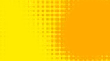 Noktalar yarım ton sarı turuncu renk desenli, teknolojik dijital arkaplanlı. Noktalar, yaz arkaplanlı sanat çizgi romanları.. 