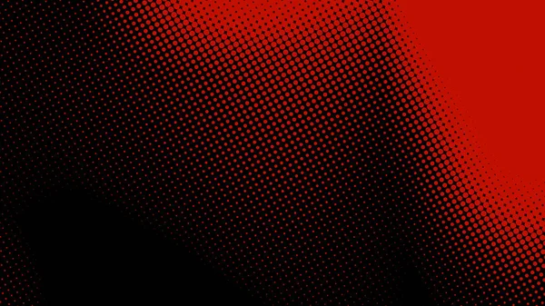 Abstract Dot Halftone Red Black Color Pattern Gradient Texture Background — Stock Photo, Image