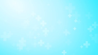 Tıbbi sağlık mavi şablon geçmişi. Soyut sağlık teknolojisi ve bilim konsepti.