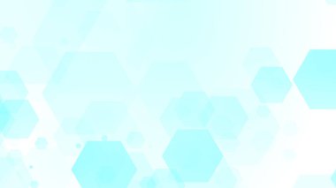 Altıgen geometrik beyaz desen parlak sağlık ve teknoloji geçmişi. Soyut grafik dijital gelecek bilim konsept tasarımı.