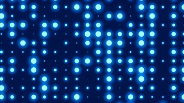 Nokta beyaz desenli ekran ışık eğimli doku arka planına öncülük etti. Soyut teknoloji büyük veri dijital arkaplanı. 3d oluşturma.