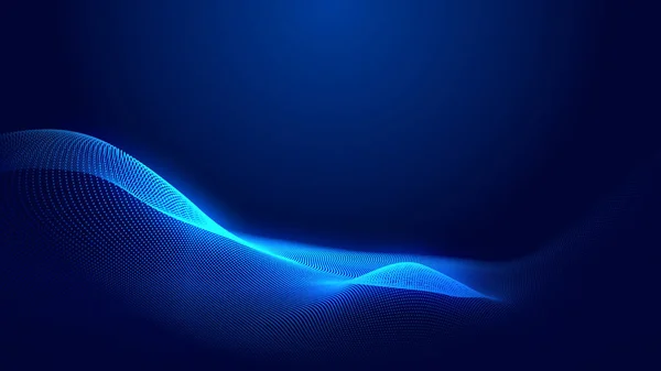 Fondo Textura Degradado Pantalla Luz Onda Azul Punto Tecnología Abstracta — Foto de Stock