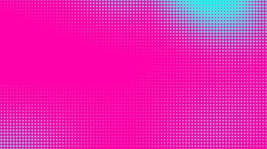 Noktalar yarım ton yeşil pembe renk desenli, teknolojik dijital arka planlı. Noktalar, yaz arkaplanlı sanat çizgi romanları.. 