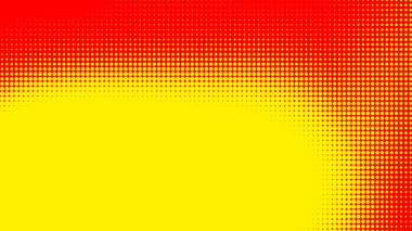 Noktalar yarım ton turuncu sarı renk desenli, teknolojik dijital arkaplanlı. Noktalar, yaz arkaplanlı sanat çizgi romanları..