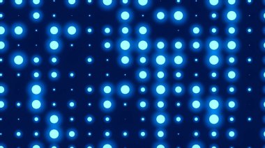 Nokta beyaz desenli ekran ışık eğimli doku arka planına öncülük etti. Soyut teknoloji büyük veri dijital arkaplanı. 3d oluşturma.