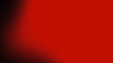 Soyut nokta yarım ton kırmızı siyah renk desenli doku arkaplanı. Grafikler için kullanılan pop sanat çizgi roman tarzı.