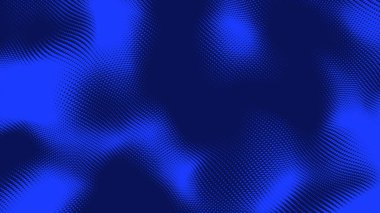 Nokta mavi dalga ışık ekran gradyan doku arkaplanı. Soyut teknoloji büyük veri dijital arkaplanı. 3d oluşturma.