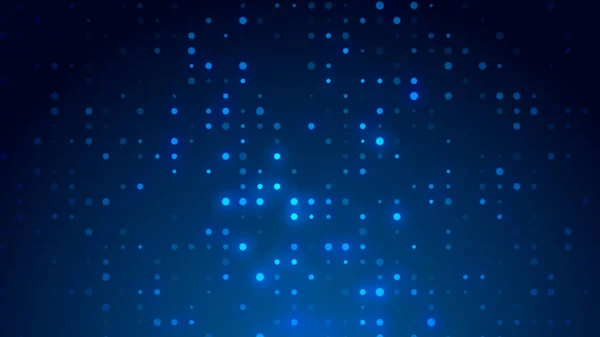 Dot  white blue pattern screen led light gradient texture background. Abstract  technology big data digital background. 3d rendering.