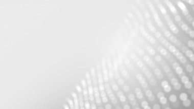 Nokta beyaz dalgalı ışık teknolojisi dokusu arka plan. Soyut büyük veri dijital konsepti. 3d oluşturma.