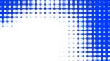 Noktalar yarım ton beyaz mavi renk desenli, teknolojik dijital arka planlı. Noktalar, yaz arkaplanlı sanat çizgi romanları.. 