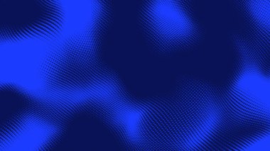 Nokta mavi dalga ışık ekran gradyan doku arkaplanı. Soyut teknoloji büyük veri dijital arkaplanı. 3d oluşturma.