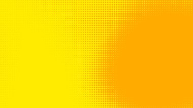 Noktalar yarım ton sarı turuncu renk desenli, teknolojik dijital arkaplanlı. Noktalar, yaz arkaplanlı sanat çizgi romanları.. 