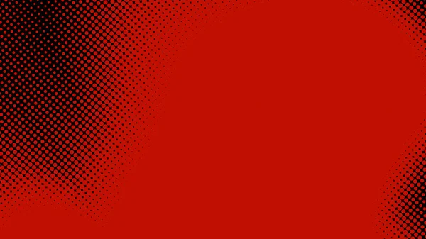Abstract dot halftone red black color pattern gradient texture background. Used for graphics  pop art comics style.