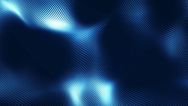 Dot Vit Blå Våg Ljus Skärmgradient Textur Bakgrund Abstrakt Teknik — Stockfoto
