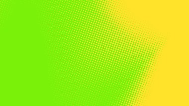 Soyut nokta yarım ton yeşil sarı renk desenli doku arkaplanı. Grafikler için kullanılan pop sanat çizgi roman tarzı.