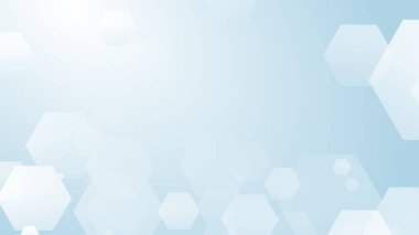 Altıgen geometrik beyaz desen parlak sağlık ve teknoloji geçmişi. Soyut grafik dijital gelecek bilim konsept tasarımı.