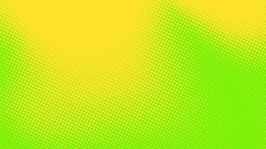 Soyut nokta yarım ton yeşil sarı renk desenli doku arkaplanı. Grafikler için kullanılan pop sanat çizgi roman tarzı.