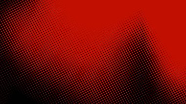 Soyut nokta yarım ton kırmızı siyah renk desenli doku arkaplanı. Grafikler için kullanılan pop sanat çizgi roman tarzı.