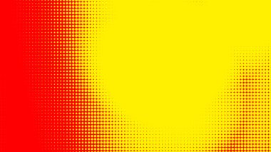 Noktalar yarım ton turuncu sarı renk desenli, teknolojik dijital arkaplanlı. Noktalar, yaz arkaplanlı sanat çizgi romanları..