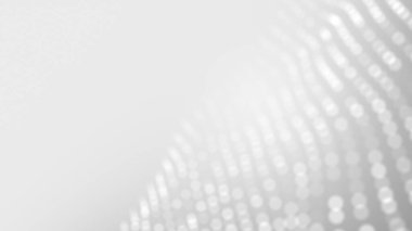 Nokta beyaz dalgalı ışık teknolojisi dokusu arka plan. Soyut büyük veri dijital konsepti. 3d oluşturma.