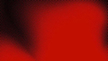 Soyut nokta yarım ton kırmızı siyah renk desenli doku arkaplanı. Grafikler için kullanılan pop sanat çizgi roman tarzı.