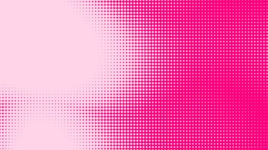 Nokta pembe desenli doku arkaplanı. Soyut illüstrasyon pop sanat yarım ton ve retro tarzı. yaratıcı tasarım sevgililer günü konsepti,