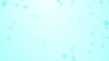 Soyut tıbbi sağlık, mavi çapraz geçmiş. Grafik çizimler sağlık teknolojisi ve bilim konsepti.