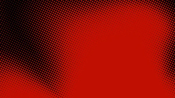 Abstract Dot Halftone Red Black Color Pattern Gradient Texture Background — Stock Photo, Image