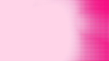 Nokta pembe desenli doku arkaplanı. Soyut illüstrasyon pop sanat yarım ton ve retro tarzı. yaratıcı tasarım sevgililer günü konsepti,